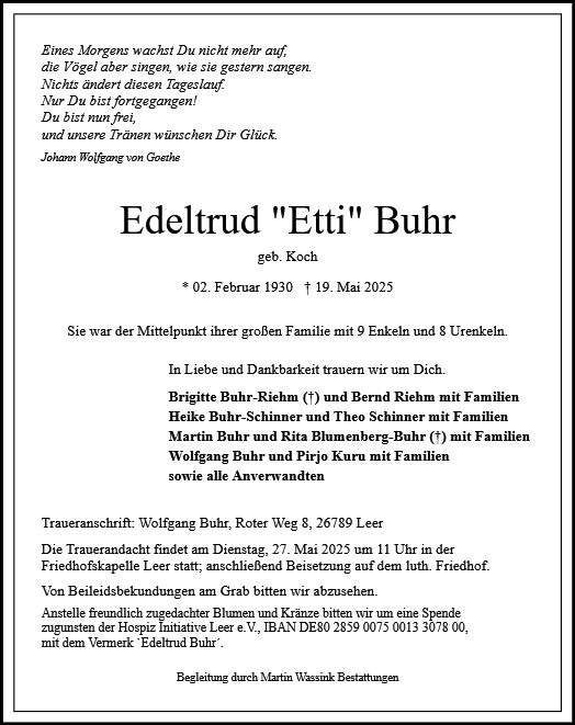 Maria Buhr