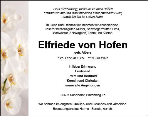 Elfriede von Hofen