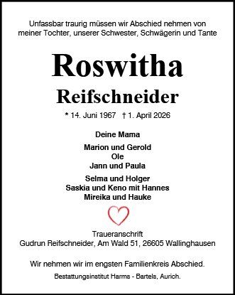 Roswitha Reifschneider