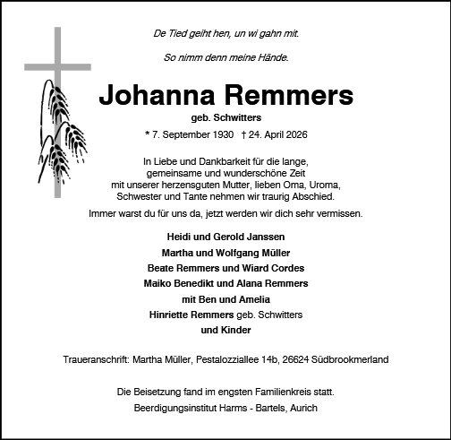 Johanna Remmers