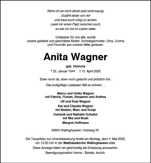 Anita Wagner