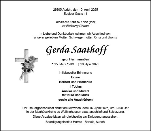 Gerda Saathoff