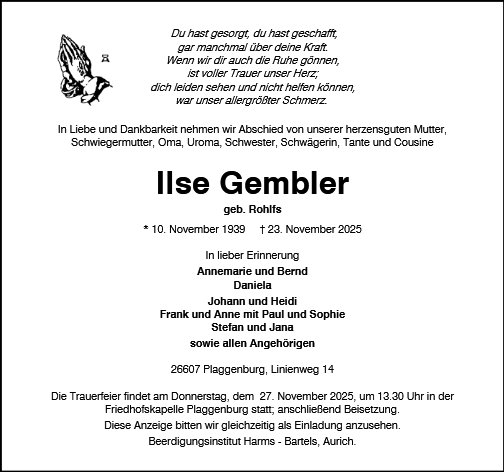Ilse Gembler