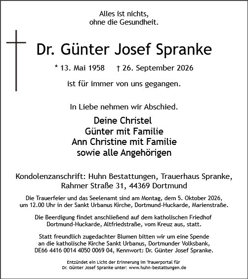 Günter Josef Spranke