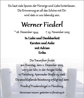 Werner Fiederl