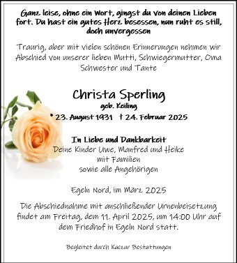 Christa Sperling