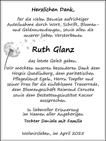 Ruth Glanz
