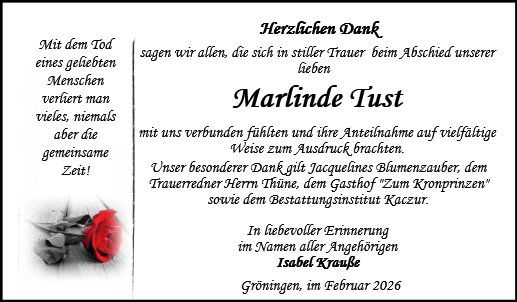 Marlinde Tust