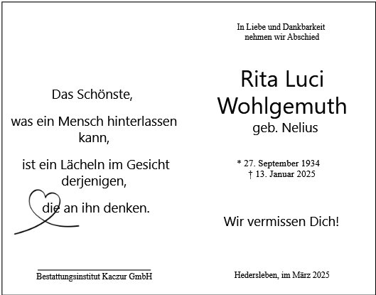 Rita Wohlgemuth