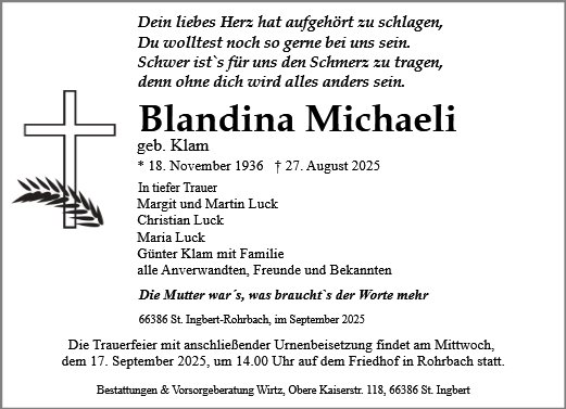 Blandina Michaeli