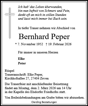 Bernhard Peper
