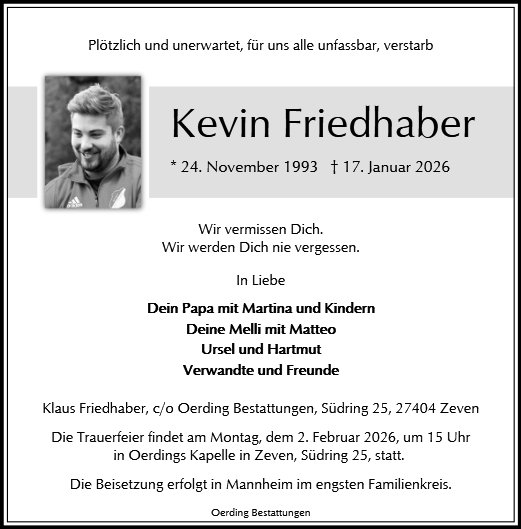 Kevin Friedhaber