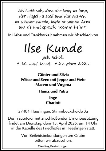 Ilse Kunde