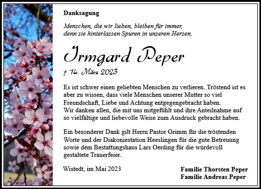 Irmgard Peper