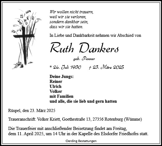 Ruth Dankers
