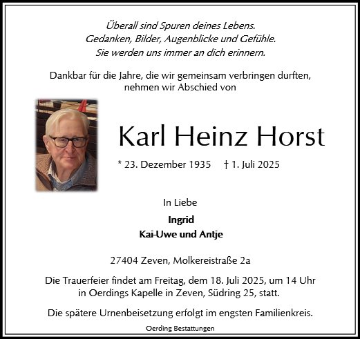 Karl Heinz Horst
