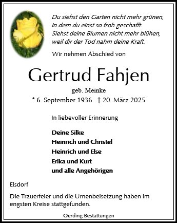 Gertrud Fahjen