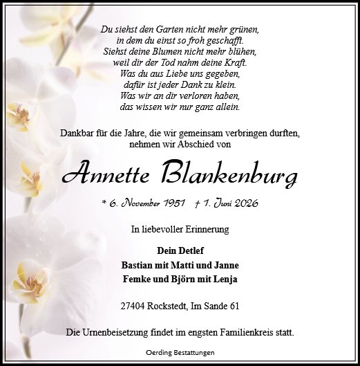 Annette Blankenburg