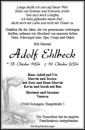 Adolf Ehlbeck