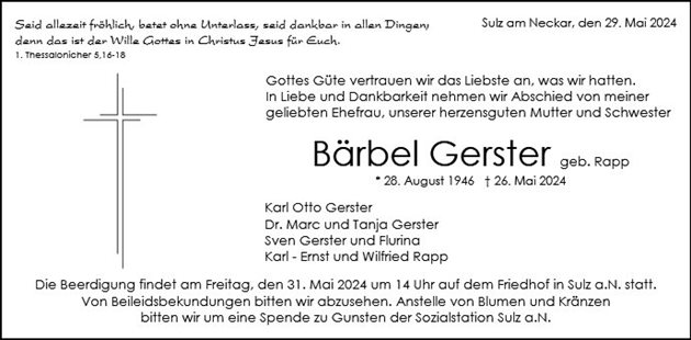 Bärbel Gerster