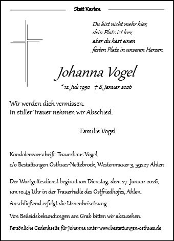 Johanna Vogel