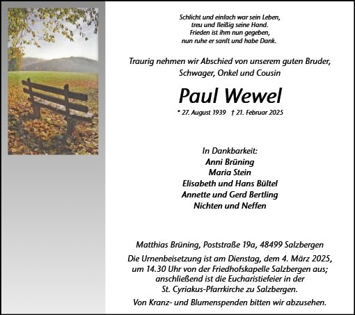 Paul Wewel