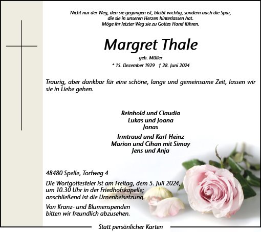 Margareta Thale