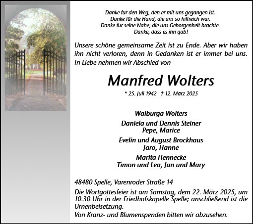 Manfred Wolters