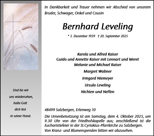 Bernhard Leveling
