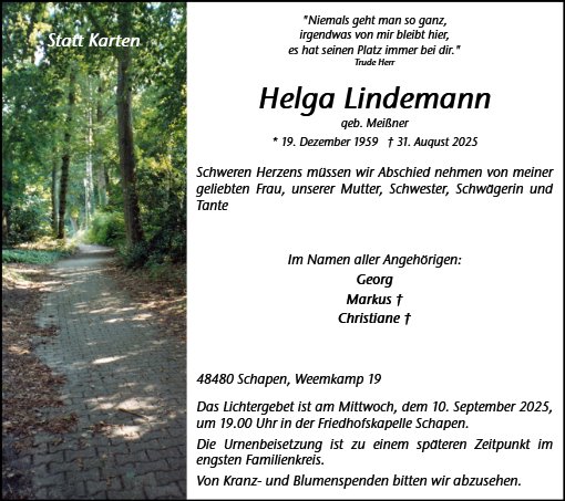 Helga Lindemann