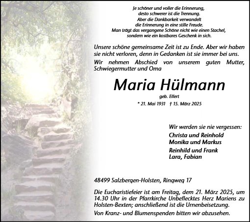 Maria Hülmann
