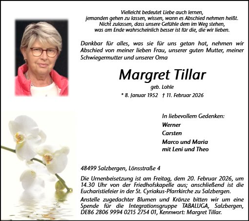Margreth Tillar