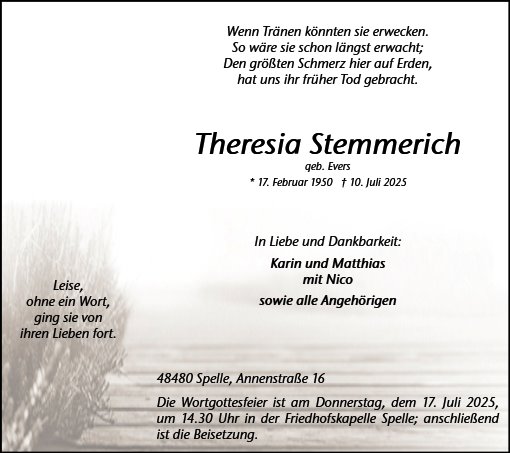 Theresia Stemmerich