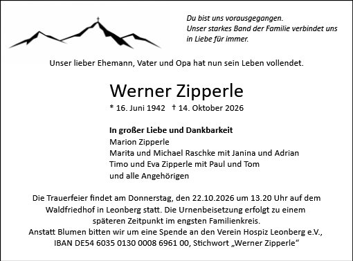 Werner Zipperle
