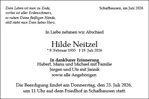 Hilde Neitzel