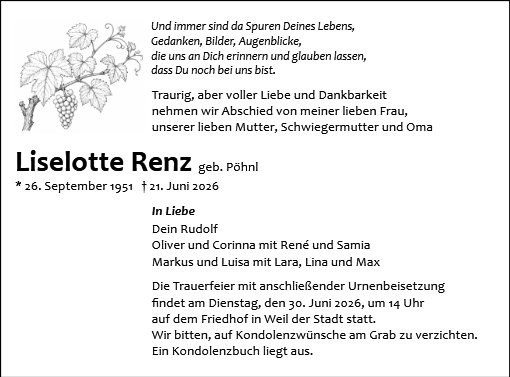 Liselotte Renz