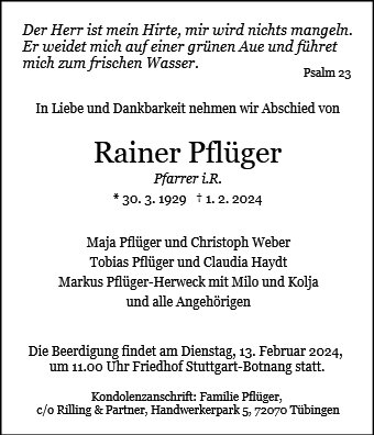 Rainer Pflüger