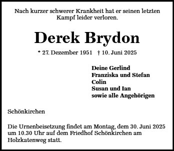 Derek Brydon
