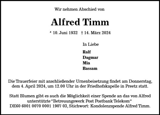 Alfred Timm