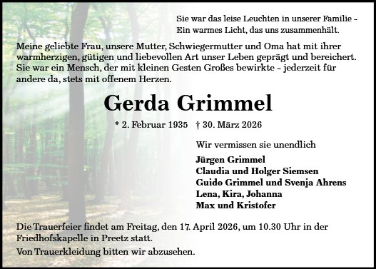Gerda Grimmel