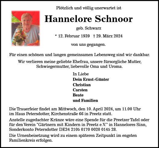 Hannelore Schnoor