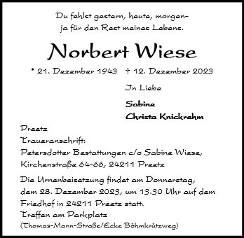 Norbert Wiese