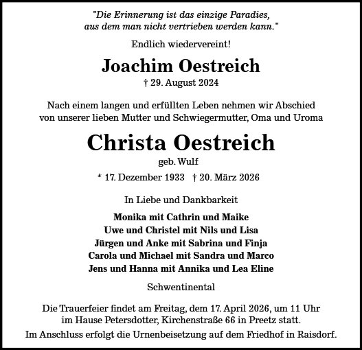 Christa Oestreich