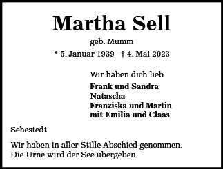 Martha Sell
