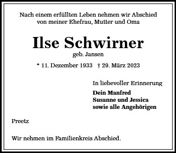 Ilse Schwirner