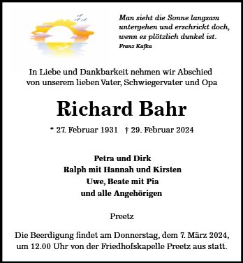 Richard Bahr