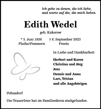 Edith Wedel