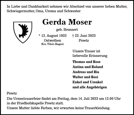 Gerda Moser