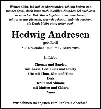 Hedwig Andresen