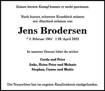 Jens Brodersen